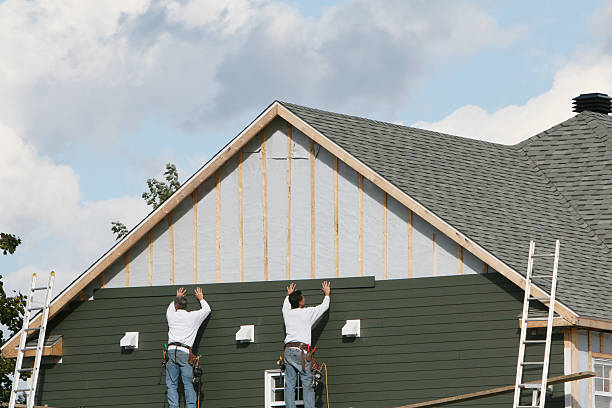 Professional Emergency Siding Repair technician working in Clarence, PA